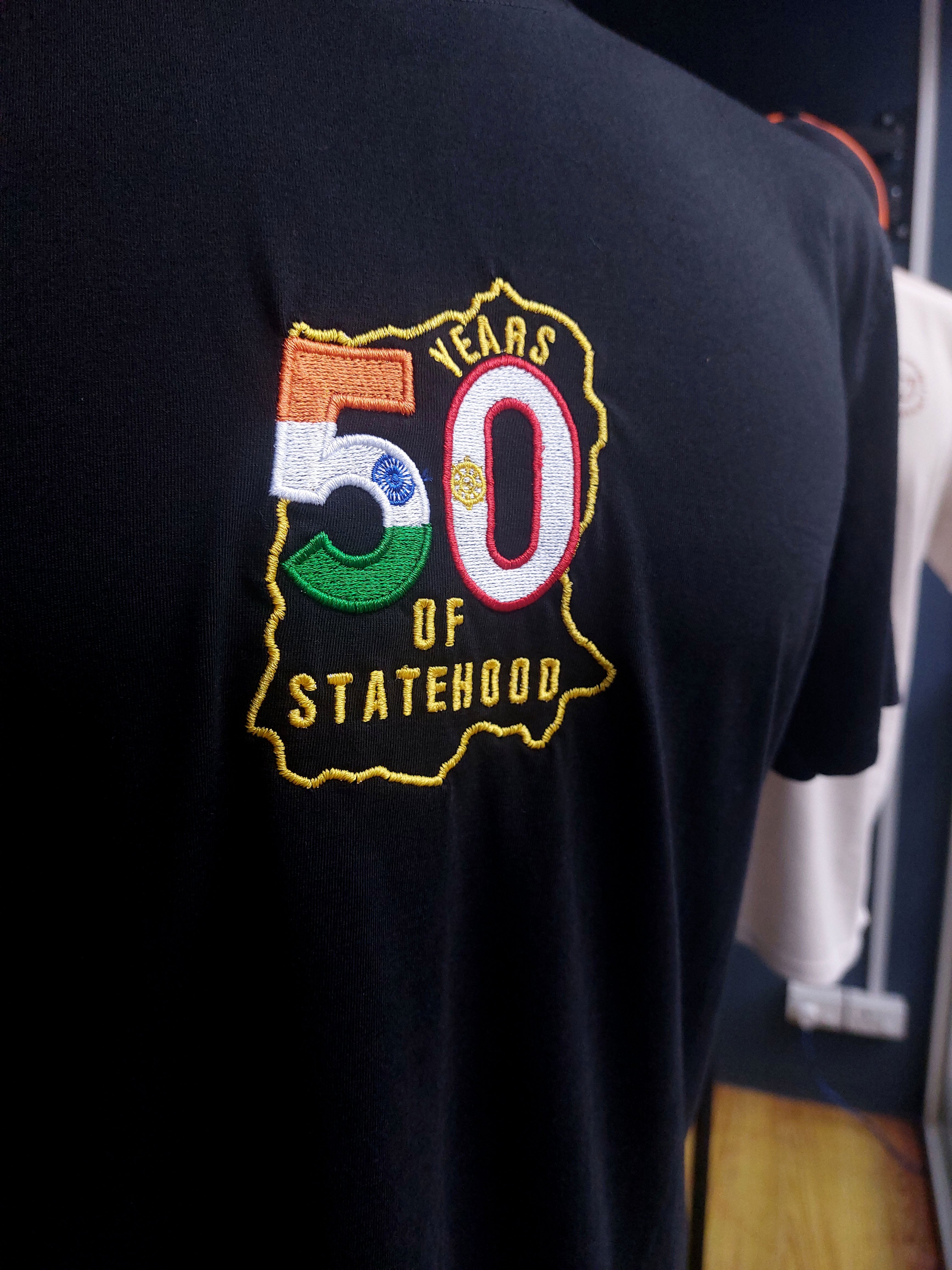 50 Years of Statehood Sikkim  - T shirt