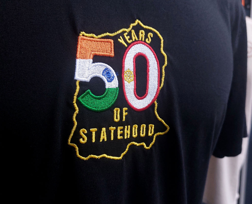 50 Years of Statehood Sikkim  - T shirt