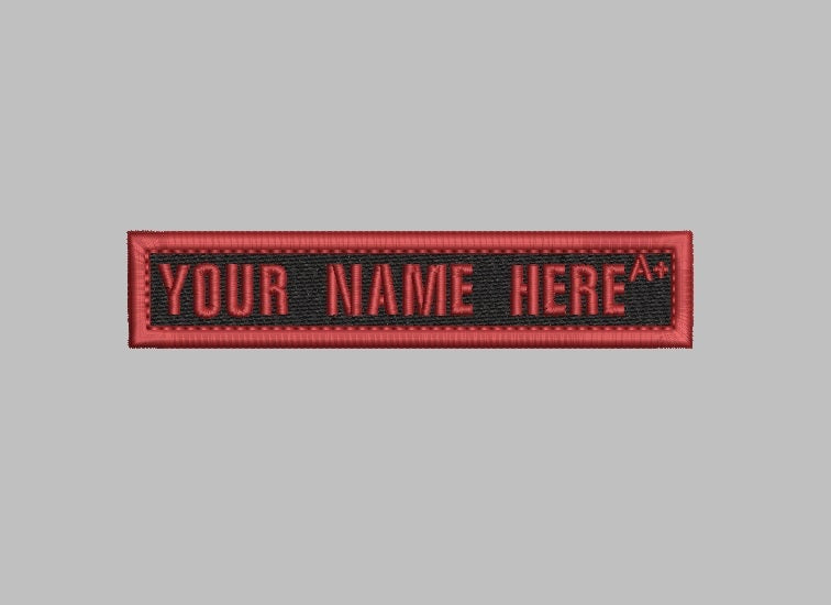 Embroidered Name Tags / Plates