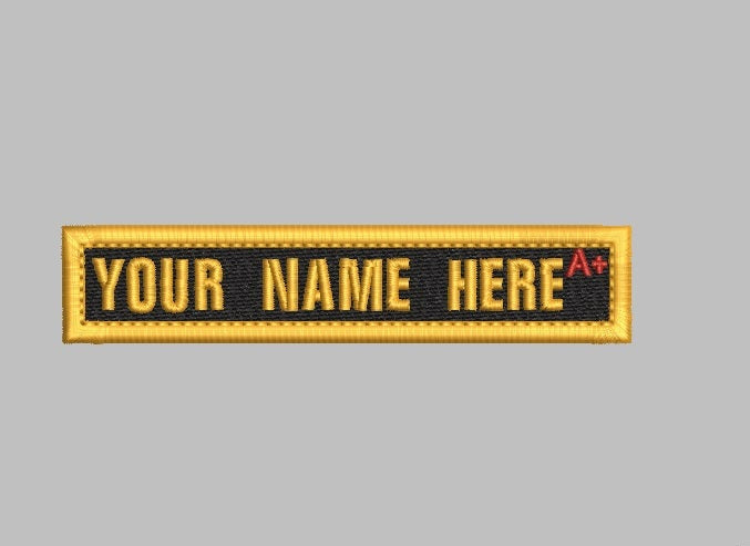 Embroidered Name Tags / Plates