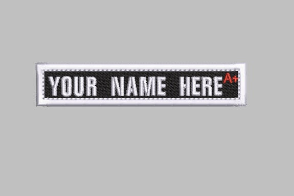 Embroidered Name Tags / Plates