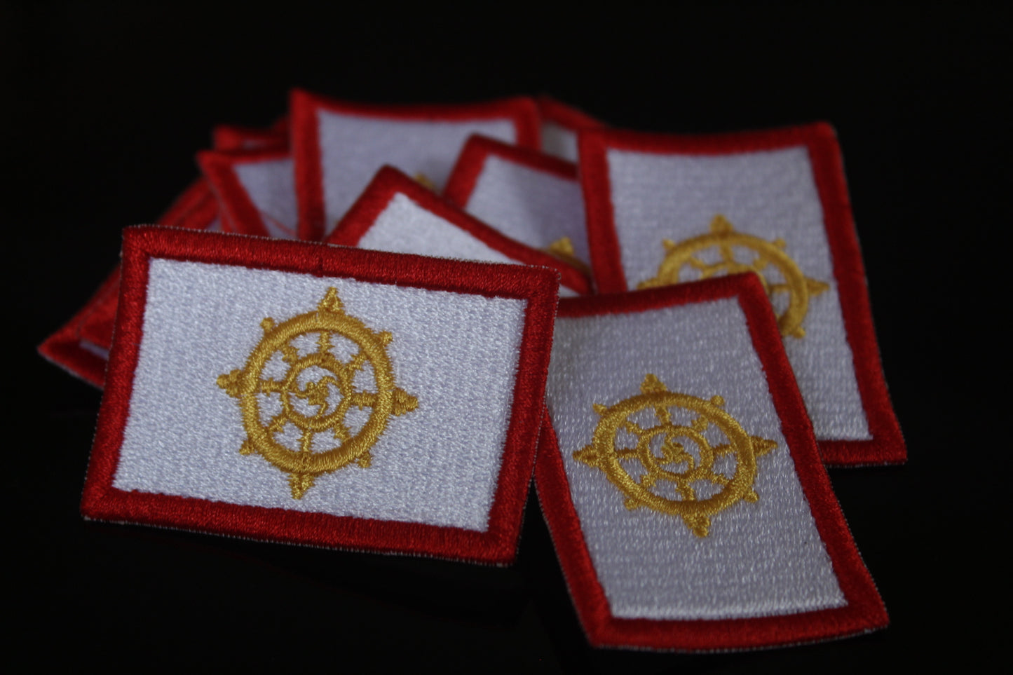 SIKKIM FLAG - EMBROIDERY PATCH