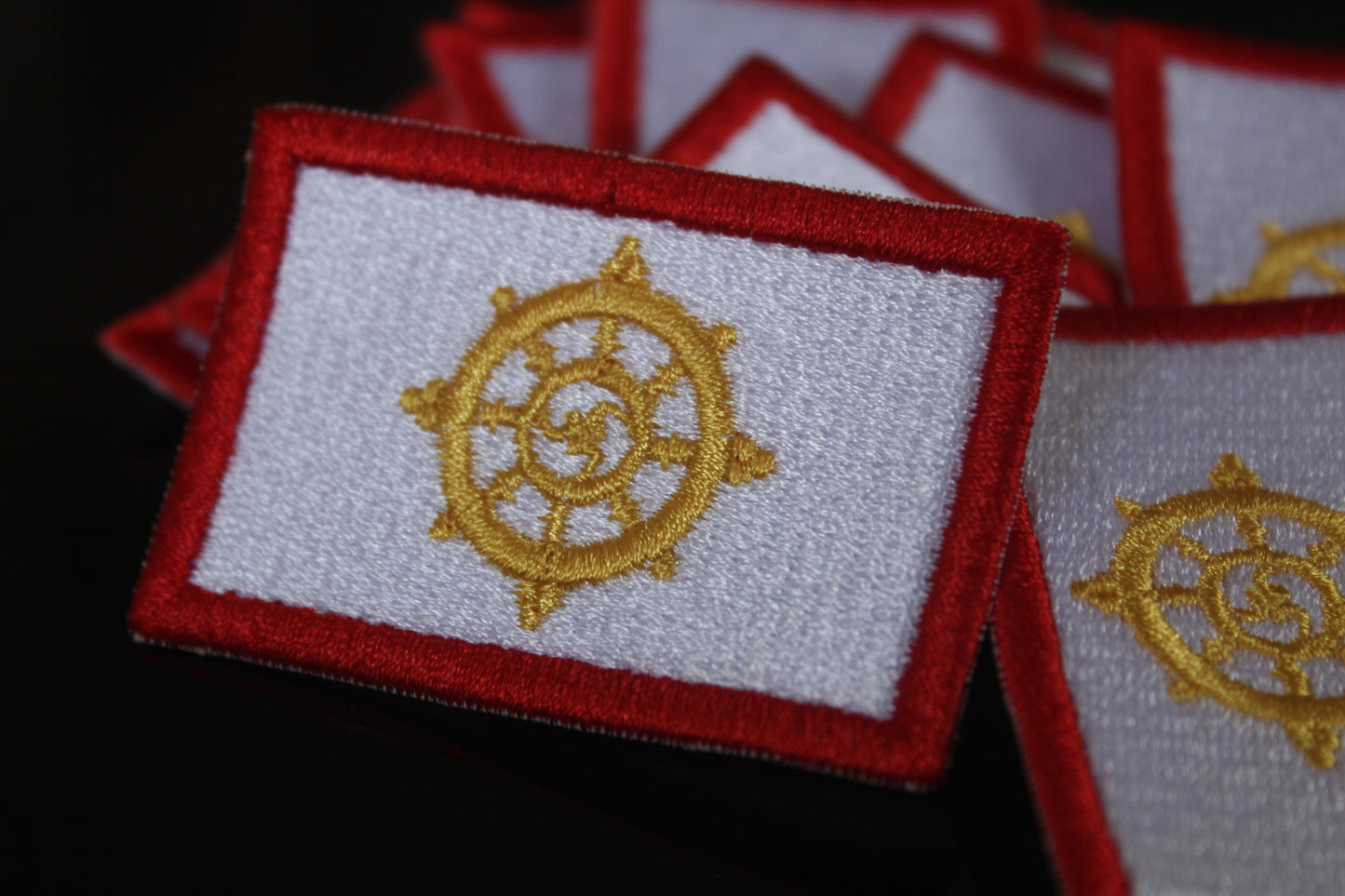 SIKKIM FLAG - EMBROIDERY PATCH