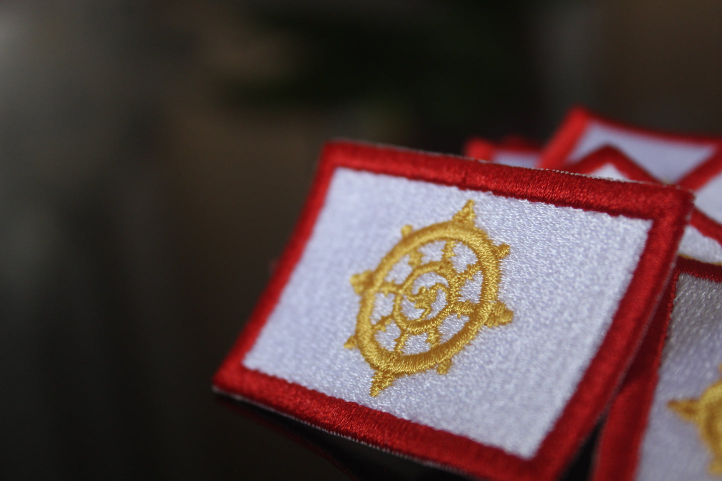 SIKKIM FLAG - EMBROIDERY PATCH